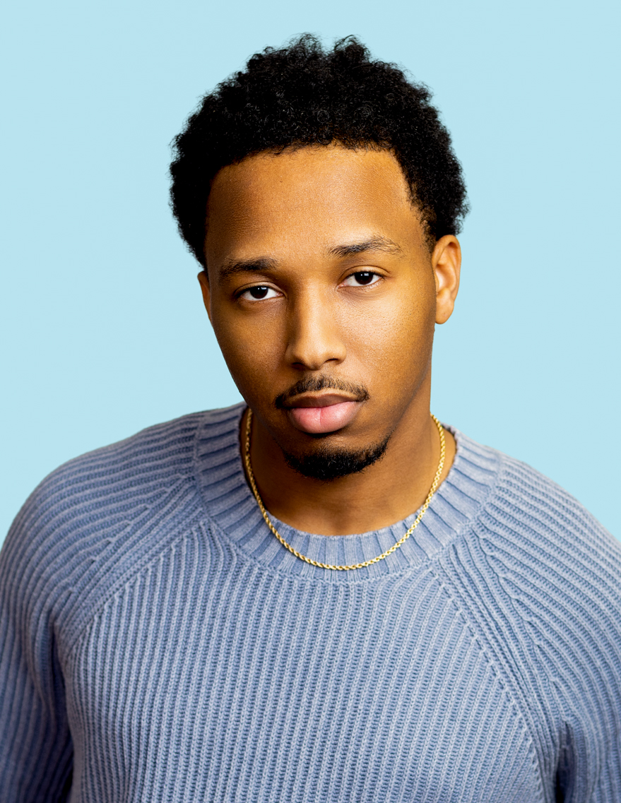 St. Louis acting headshot — male performer, theatrical look, Actor Headshot Studio